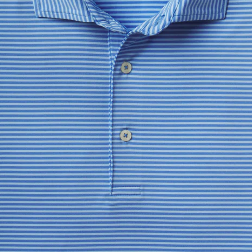 Fairway & Greene 2027 PGA Championship Park Stripe Polo in Blue