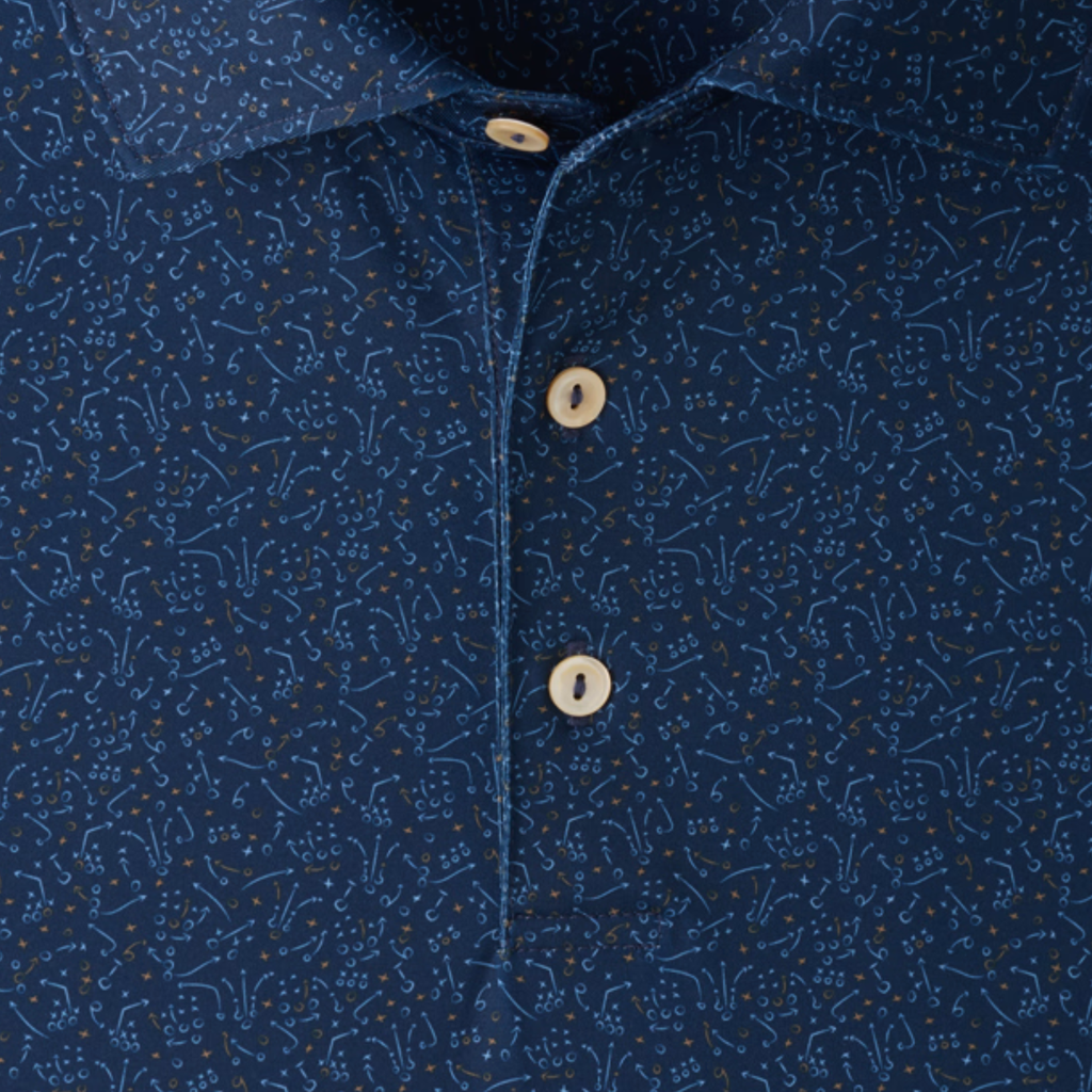 Peter Millar 2027 PGA Championship Winning Play Performance Polo in Navy