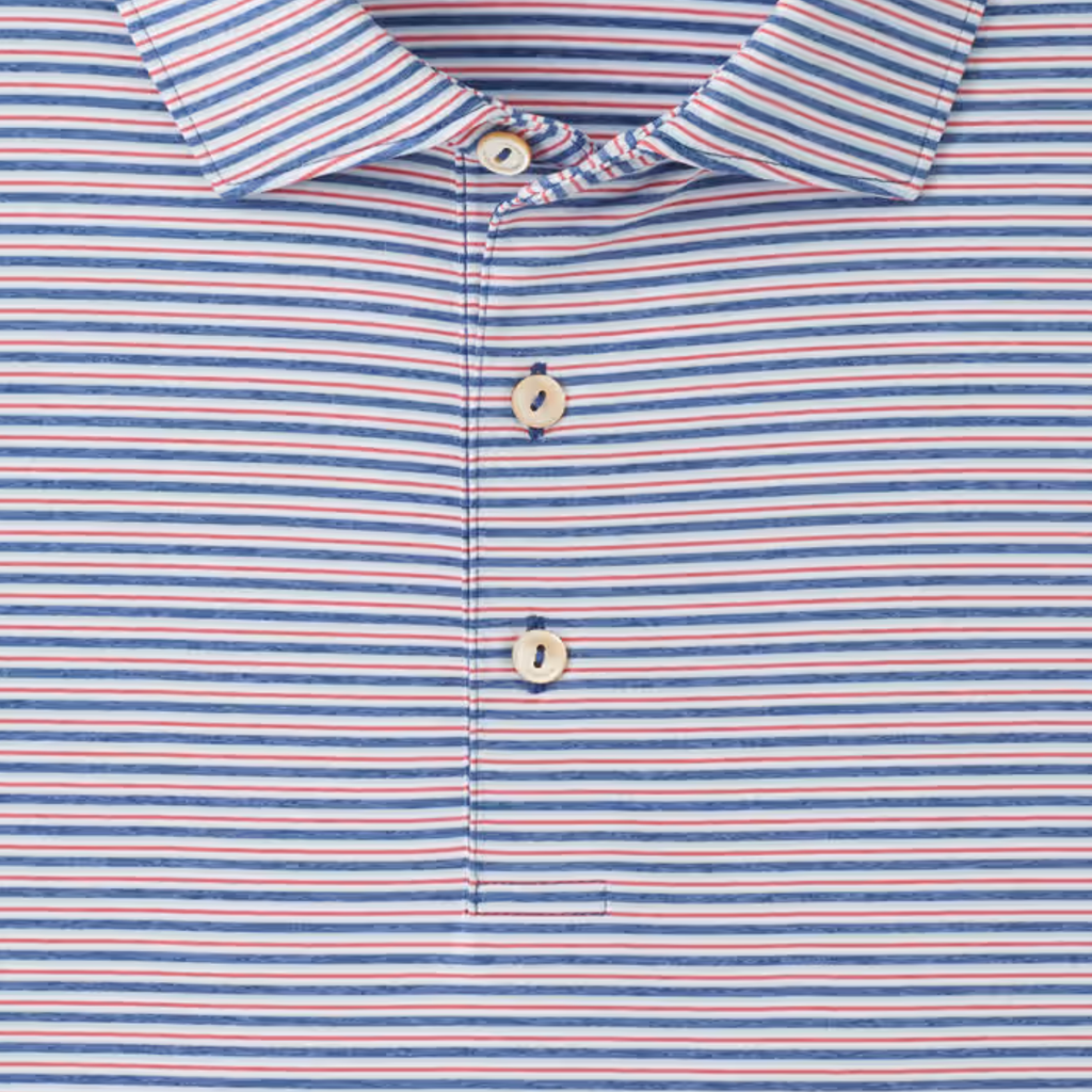 Peter Millar 2027 PGA Championship Owens Performance Jersey Polo in Windsor Blue