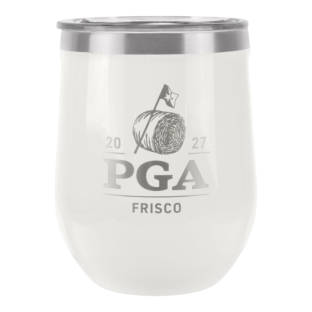 Corkcicle 2027 PGA Championship Classic 12oz Stemless Wine Cup in Oat Milk