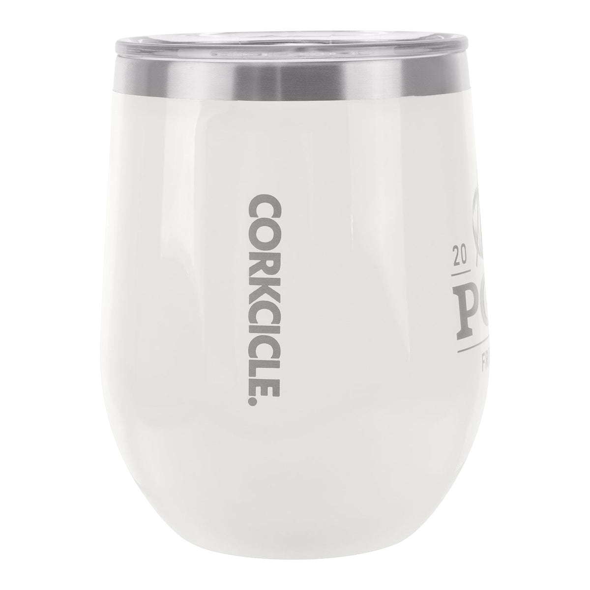 Corkcicle 2027 PGA Championship Classic 12oz Stemless Wine Cup in Oat Milk