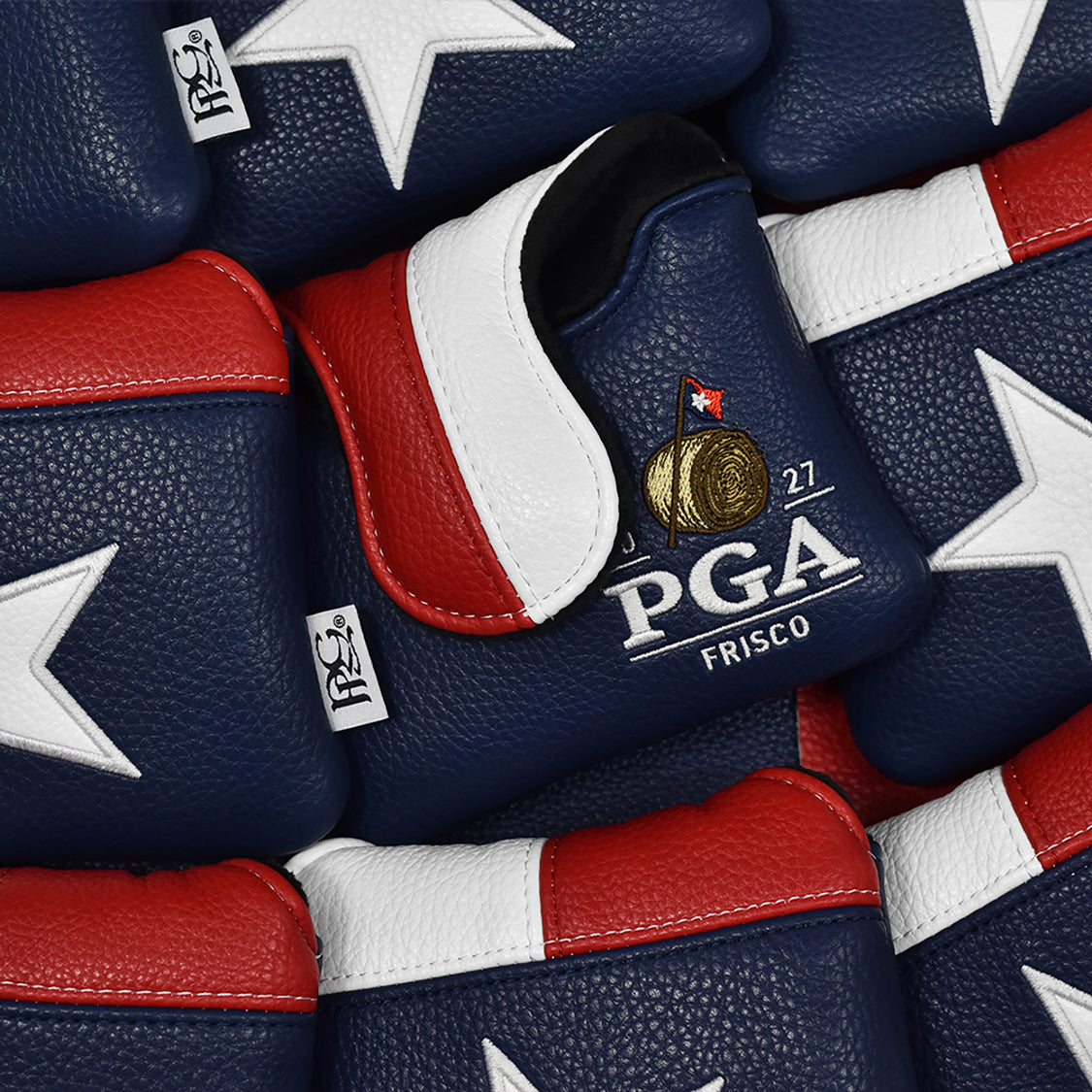 PRG Golf 2027 PGA Championship Elite Mallet Cover in Red, White, and Blue