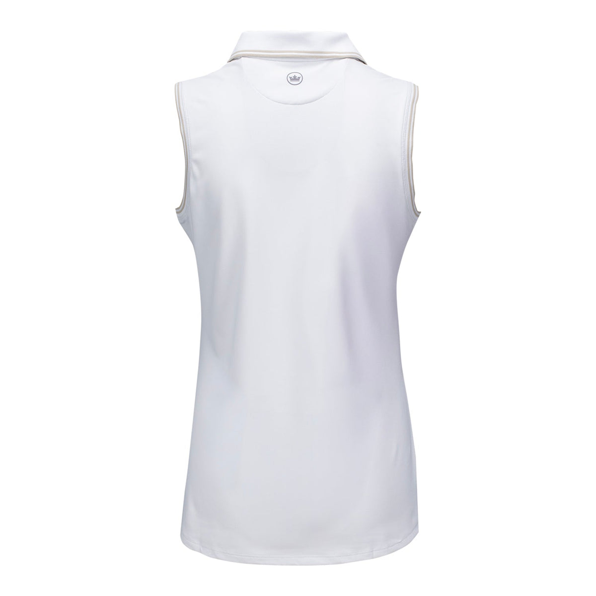 Peter Millar 2027 PGA Championship Women's Canterbury Tipped Sport Mesh Sleeveless Polo in White