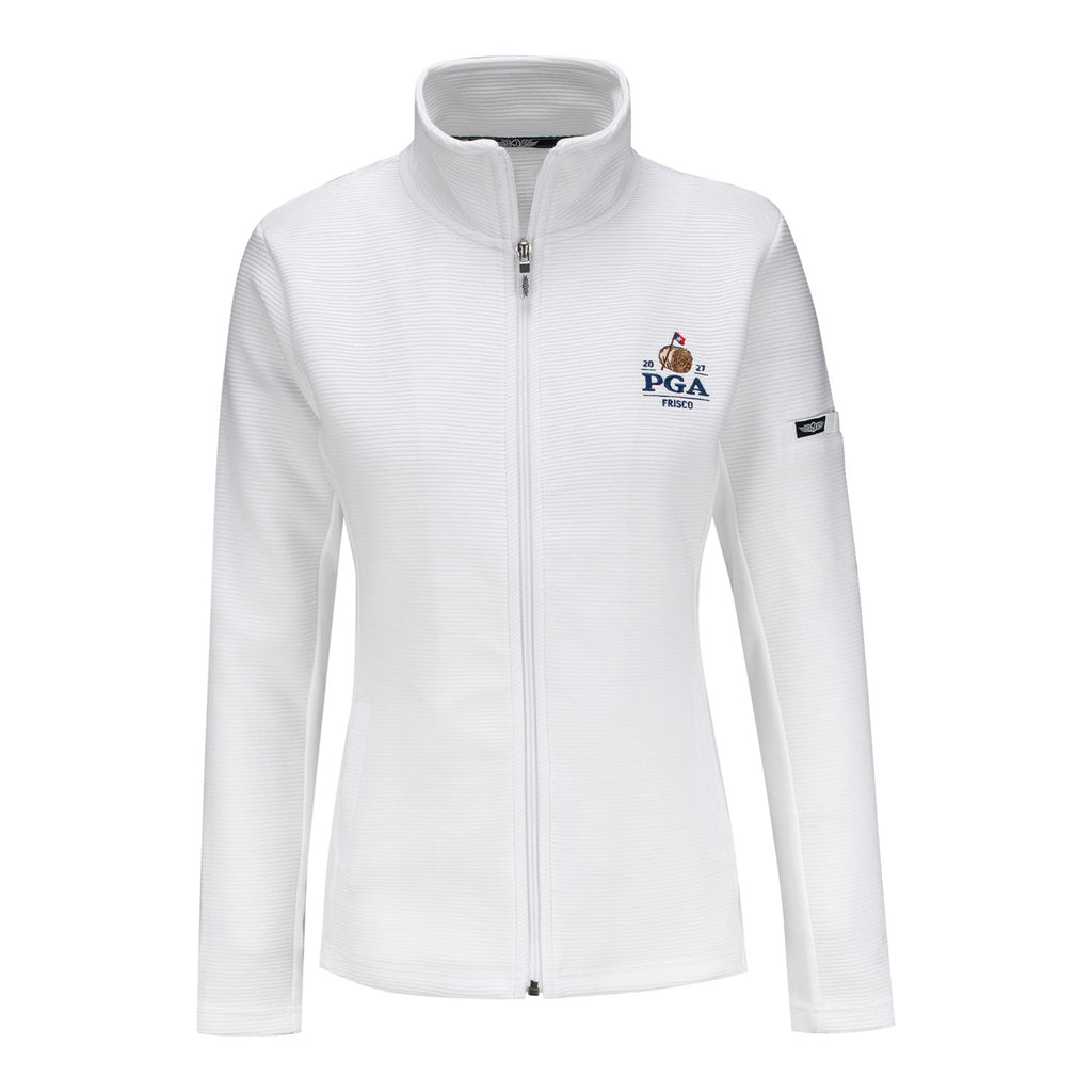 Straight Down 2027 PGA Championship Women's Swing Jacket in White