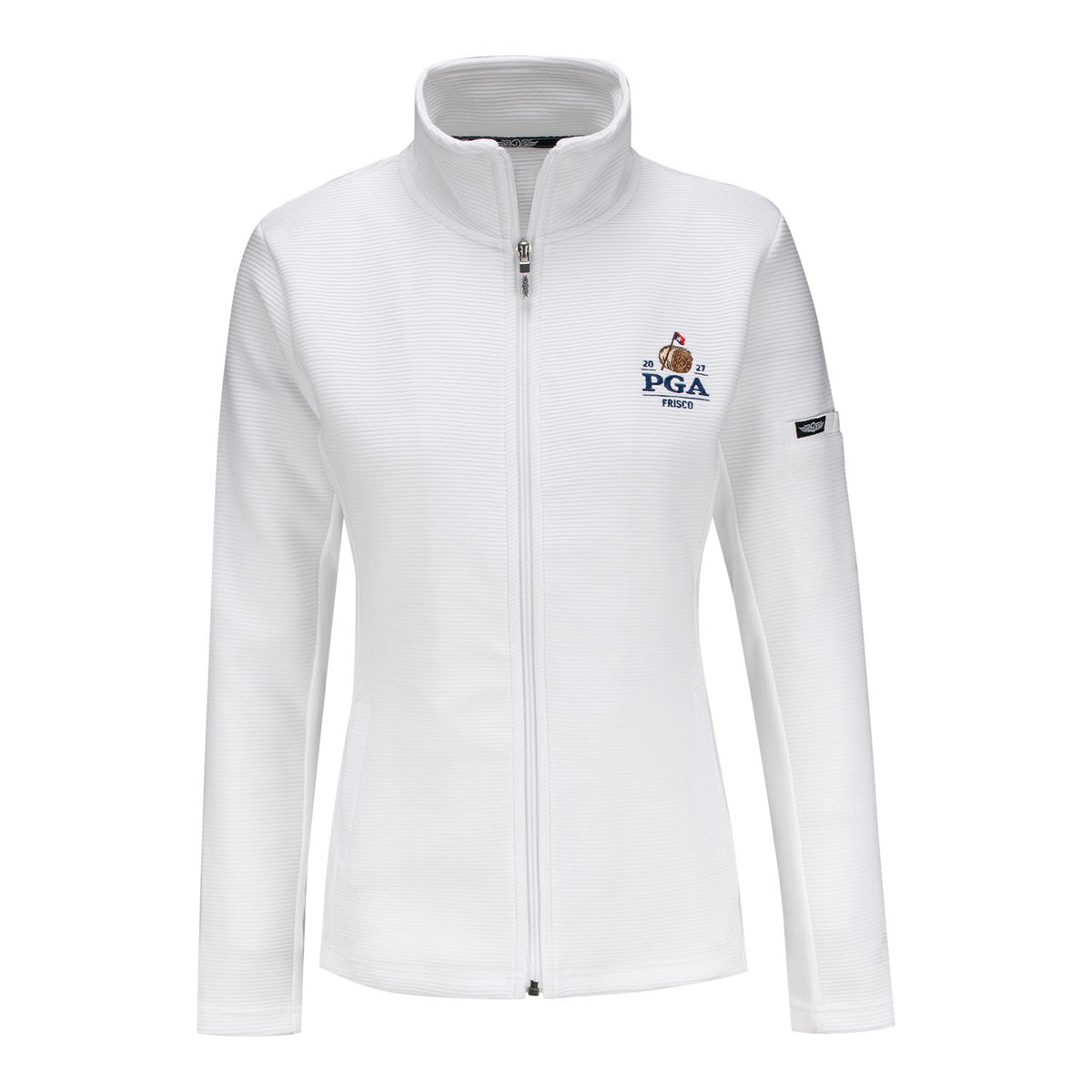 Straight Down 2027 PGA Championship Women's Swing Jacket in White