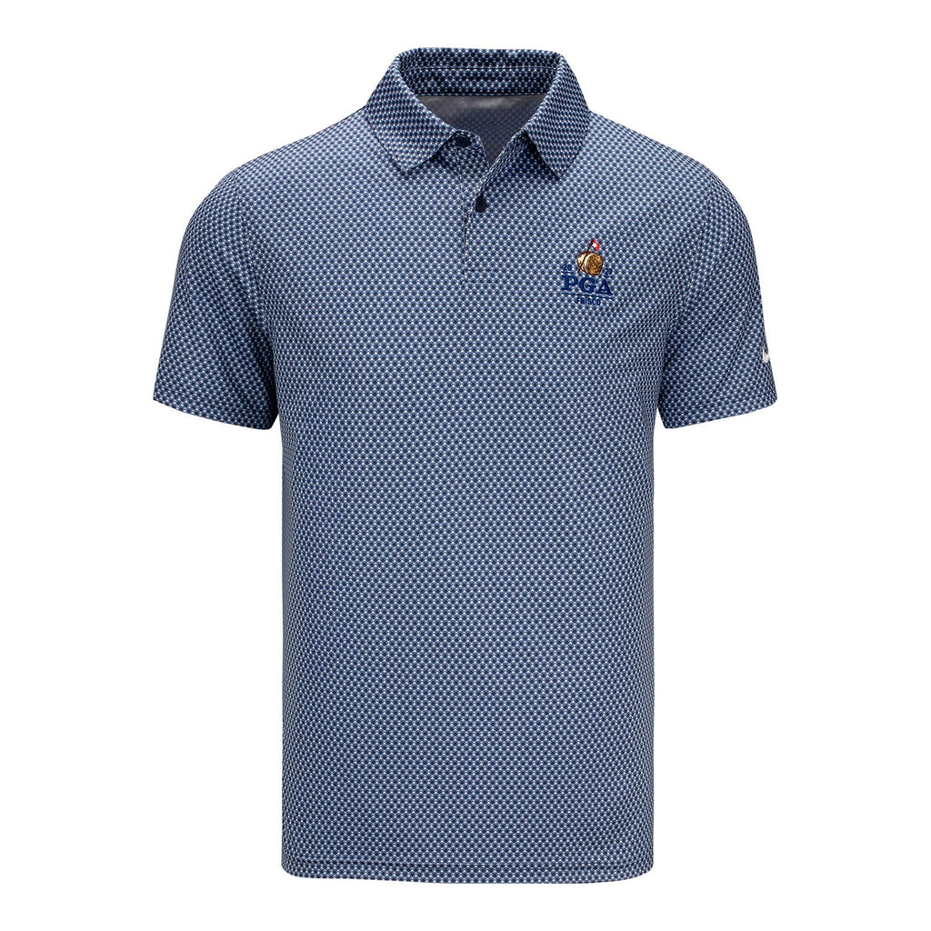 Nike 2027 PGA Championship Velocity Floral Polo in Work Blue and White