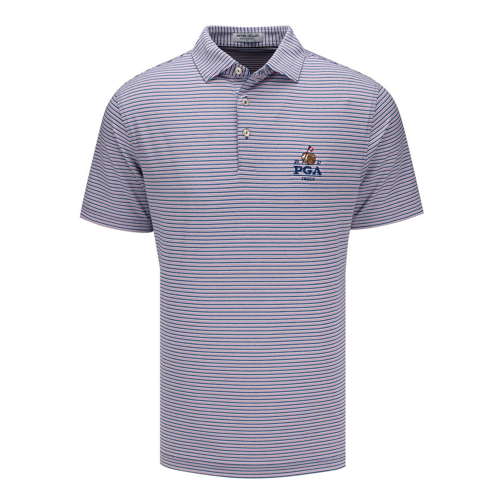 Peter Millar 2027 PGA Championship Owens Performance Jersey Polo in Windsor Blue