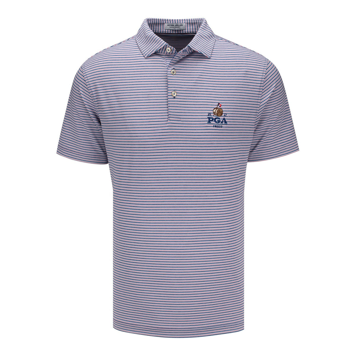 Peter Millar 2027 PGA Championship Owens Performance Jersey Polo in Windsor Blue