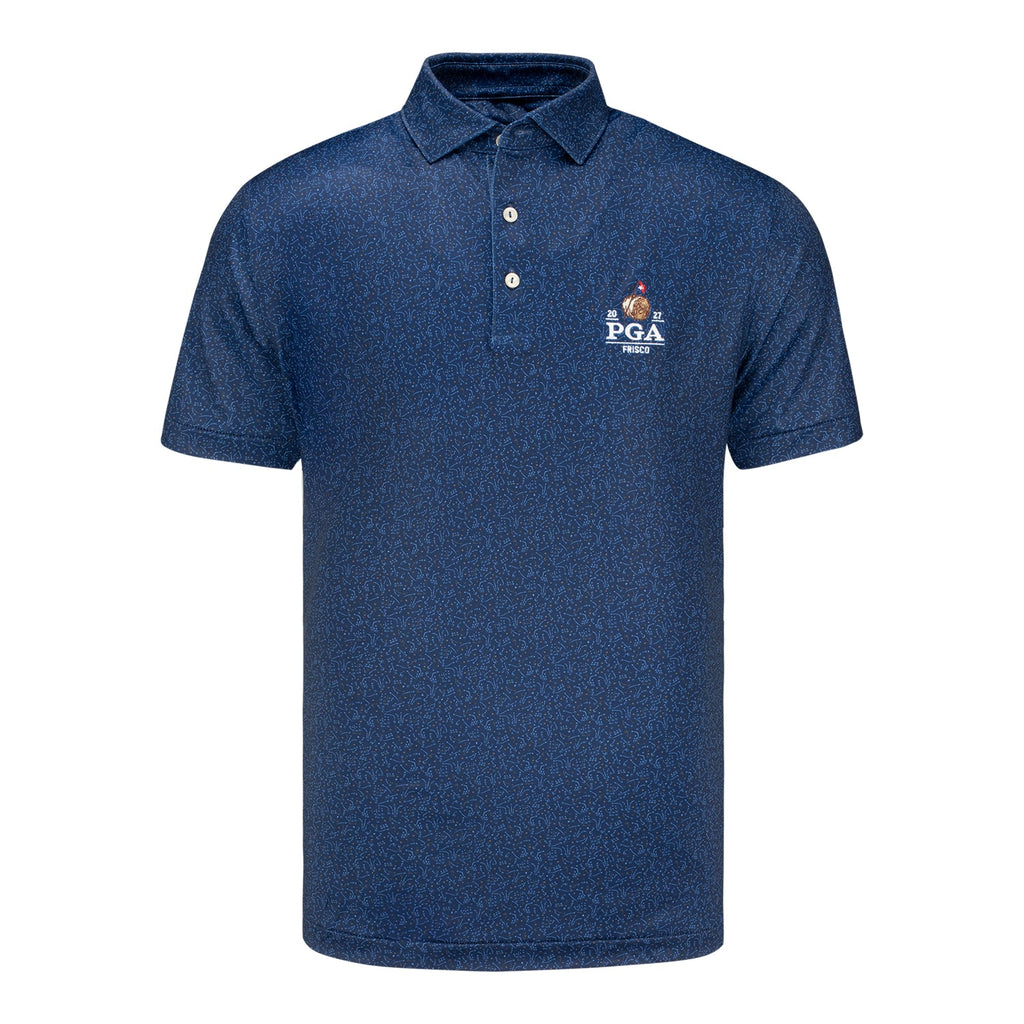 Peter Millar 2027 PGA Championship Winning Play Performance Polo in Navy