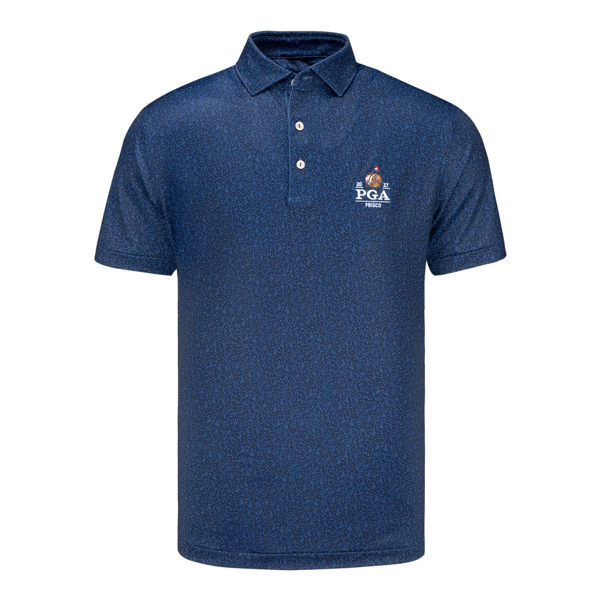 Peter Millar 2027 PGA Championship Winning Play Performance Polo in Navy