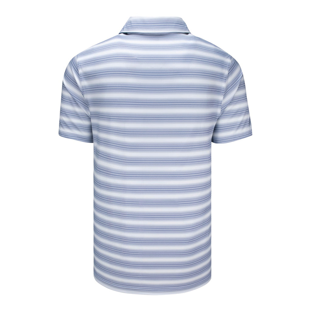 Nike 2027 PGA Championship Velocity Stripe Polo in White and Grey
