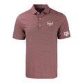 Cutter & Buck 2027 PGA Championship x Texas A&M University Co-Brand Forge Double Stripe Polo in Bordeaux