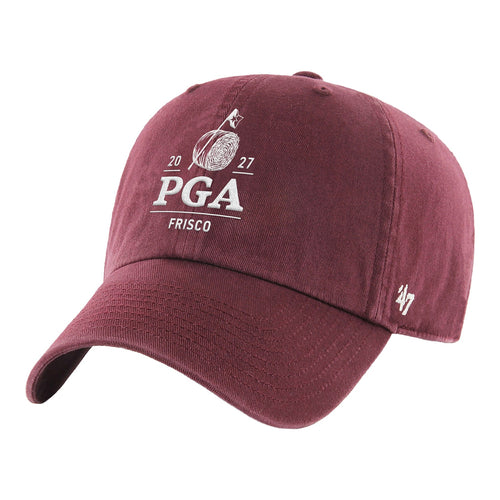 '47 Brand 2027 PGA Championship Texas A&M Co-Brand Hat in Dark Maroon