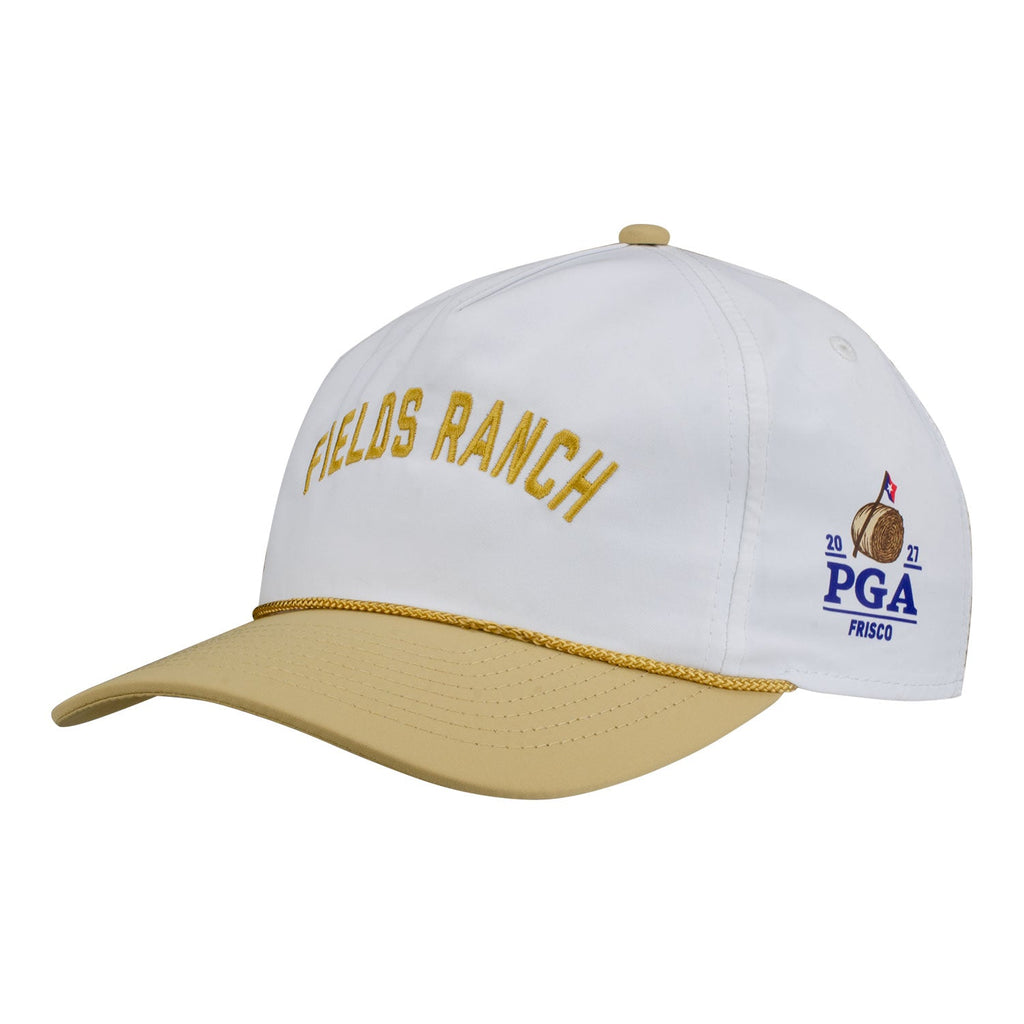 Imperial 2027 PGA Championship Harrison Two Tone Hat in White and Deep Gold