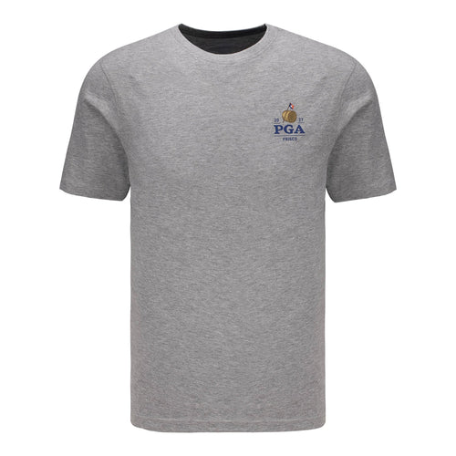 Ahead 2027 PGA Championship Pembroke Texas Flag Text T-Shirt in Heather Grey