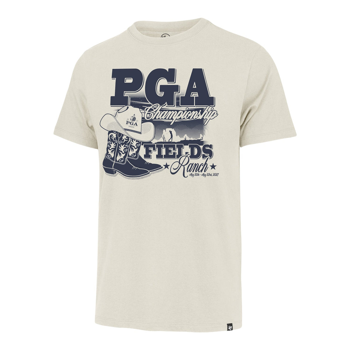 '47 Brand 2027 PGA Championship Franklin T-Shirt in Sandstone